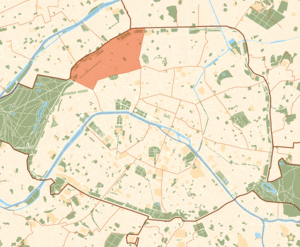 Karte der Pariser Arrondissements