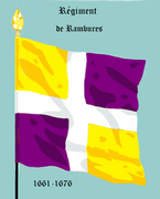 Drapeau d'Ordonnance du régiment de Rambures