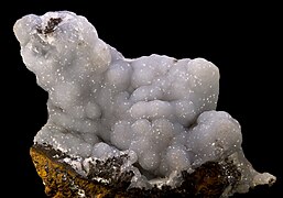 Smithsonite - Mines de Kamarhiza, Grèce - (14 x 9 cm).