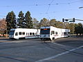 Dreieck an der Tasman Station am nörd­lichen Ende der North 1st Street Stamm­strecke