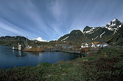 Velrybářská stanice Grytviken v roce 1989