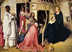 Dreikönigsbild von Hieronymus Bosch, um 1495