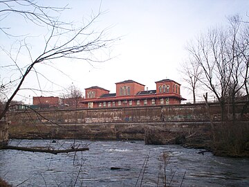 Former rail depot for the Atlantic and Great Western Railroad, 2006