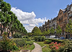 Les immeubles de rapport du nouveau quartier impérial, aux styles éclectiques, avenue Foch.