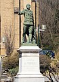 Statue du général de Miribel située à Hauterives dans la Drôme.