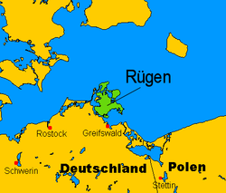 Localización de Rügen