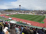 群馬県立敷島公園県営陸上競技場（2015年3月）