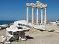 The ruins of the Temple of Apollo, near Side