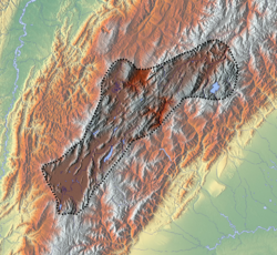 Loma Gorda Formation is located in the Altiplano Cundiboyacense