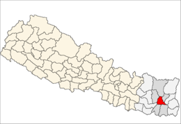 Distretto di Dhankuta – Localizzazione