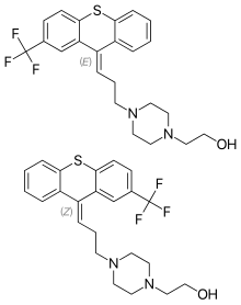 Flupentixol structure.svg