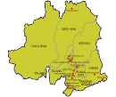 Map of Lipis District, Pahang 彭亨州立卑县地图