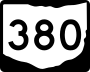 State Route 380 marker