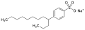 4-(4-Dodécyl) benzènesulfonate de sodium, un isomère linéaire