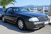 SL 500, Softtop (Frontansicht)