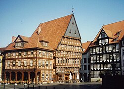 Bakers' Guild Hall and Butchers' Guild Hall in the Market Place