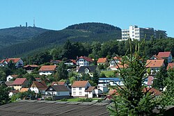 View on the municipal part of Cabarz