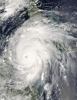 Ouragan Ivan le 13 septembre à son apex.