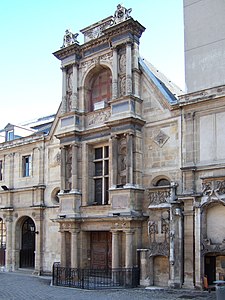 Frontispiece pro sbor de-logis, nyní v École des Beaux-Arts v Paříži