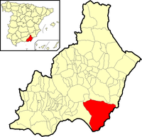 Localização de Níjar