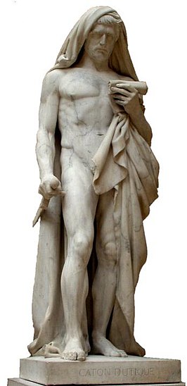 Beeld van Cato de Jongere (Louvre, Parijs)