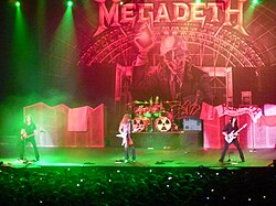 Megadeth live bei der „Rust in Peace 20th Anniversary Tour“ in Chile 2010