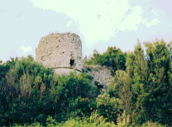 Remains of the Rocca of San Salvatore.