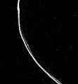 Voyager 1 image of Saturn's F ring.