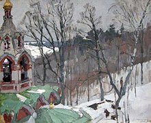 Skete Sávvinski. Obra de Stanislav Zhukovski, 1910