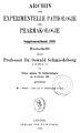 Festschrift zum 70. Geburtstag 1908