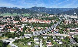 Southeast view of Frohnleiten