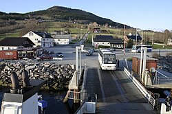 Ferry quay in Halsanaustan