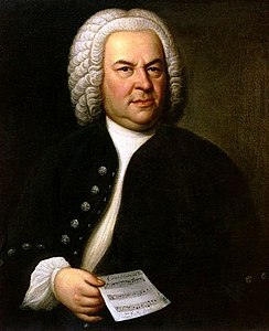 J.S. Bach ta consideráu'l cume de la música barroca. Autor de la Pasión según San Mateo y La clave bien temperado.