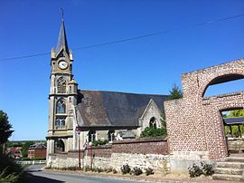 The church in Lesdain