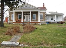 Levi Barden Cobblestone Farmhouse view to the West