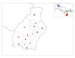 Distretto di Qiziriq – Mappa