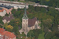 Luftbild der Thomaskirche