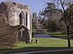 Margam Abbey with Margam Castle in the background