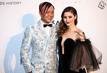 Picture of Stephen Hung and Deborah Valdez Hung on red carpet