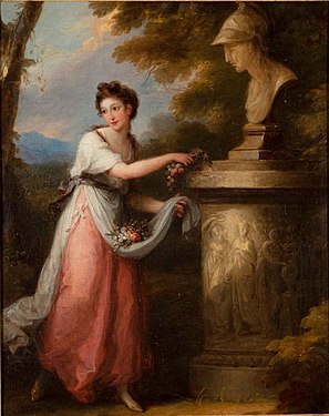 Maria de Wurtemberg née Czartoryska Angelica Kauffmann, 1782-1783 château de Łańcut, Pologne[7]