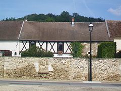 Dépendance en colombages d'une maison de la Grande-rue