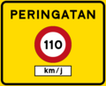 Speed limit reminder