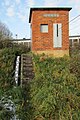 Pegelmessstand in der Nähe der Randerather Ölmühle