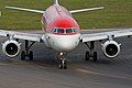 Un Airbus A318 della Avianca in cui sono stati montati due PW6000