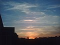 Coucher de soleil sur le quartier UTA à Arad