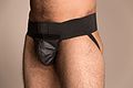 A black jockstrap