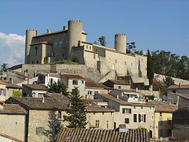 The castle above the village