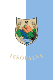 Vlag van Izsófalva