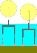 Tension-leg platform for wind turbine