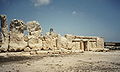 La muralla sud d'Ħaġar Qim